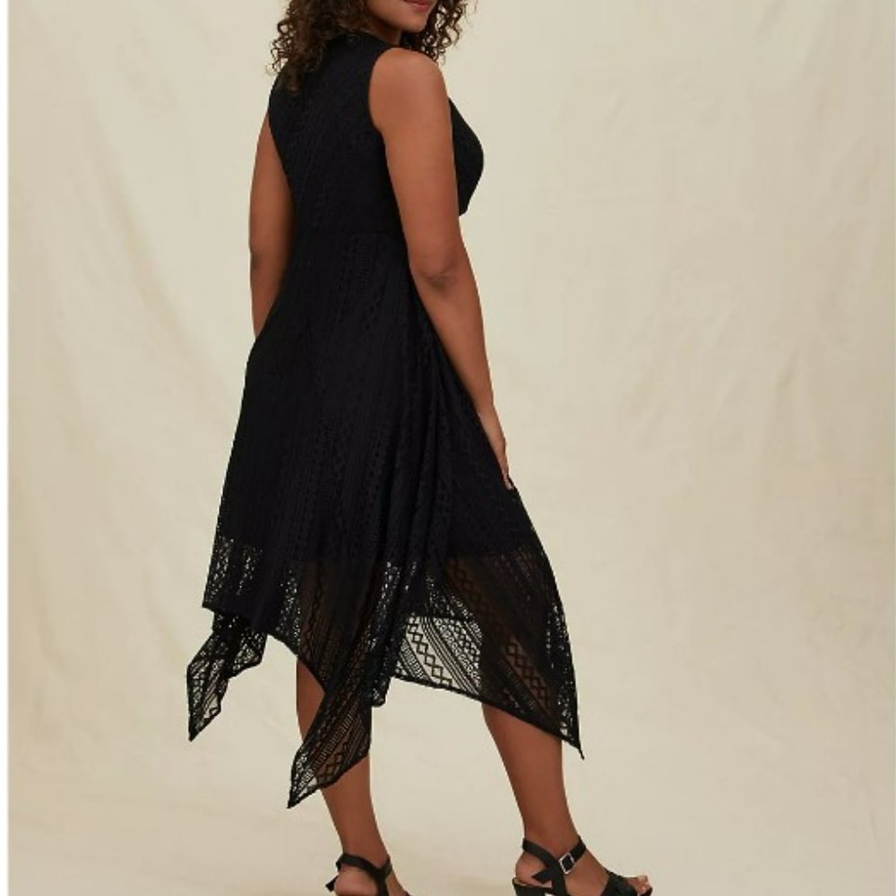 torrid Black Lace Midi Dress - Picture 3 of 6